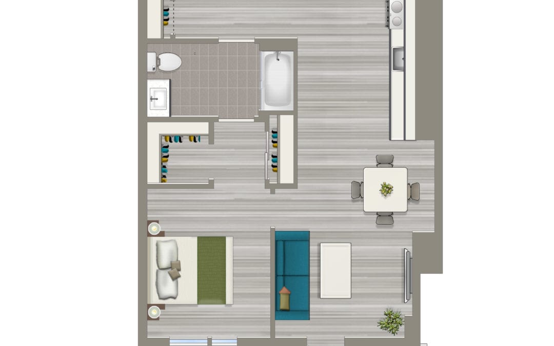 One Bedroom I: Avec’s Featured Floor Plan