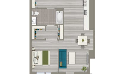 One Bedroom I: Avec’s Featured Floor Plan