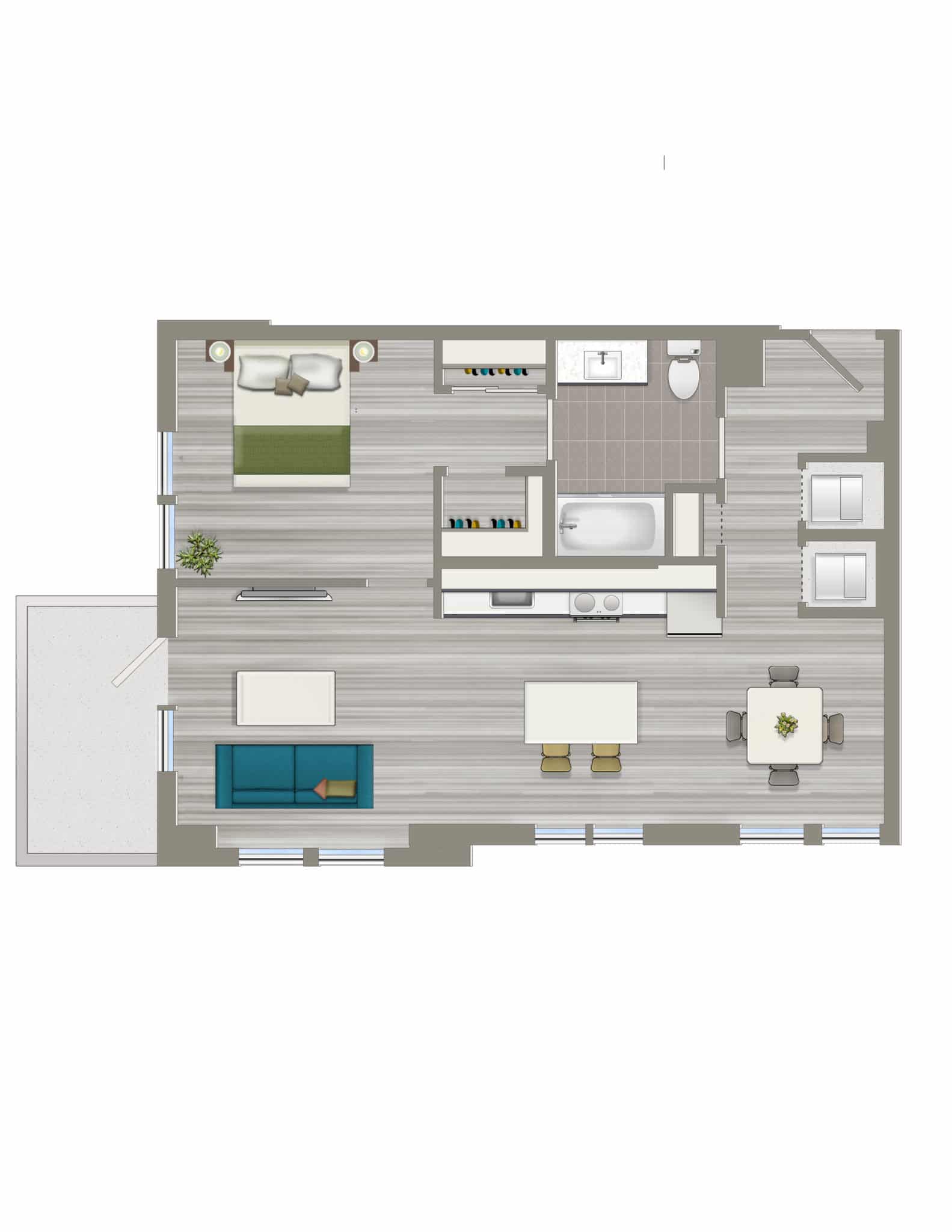 Avec-Floorplan-1K-Layout-Apartment-1-Bedroom