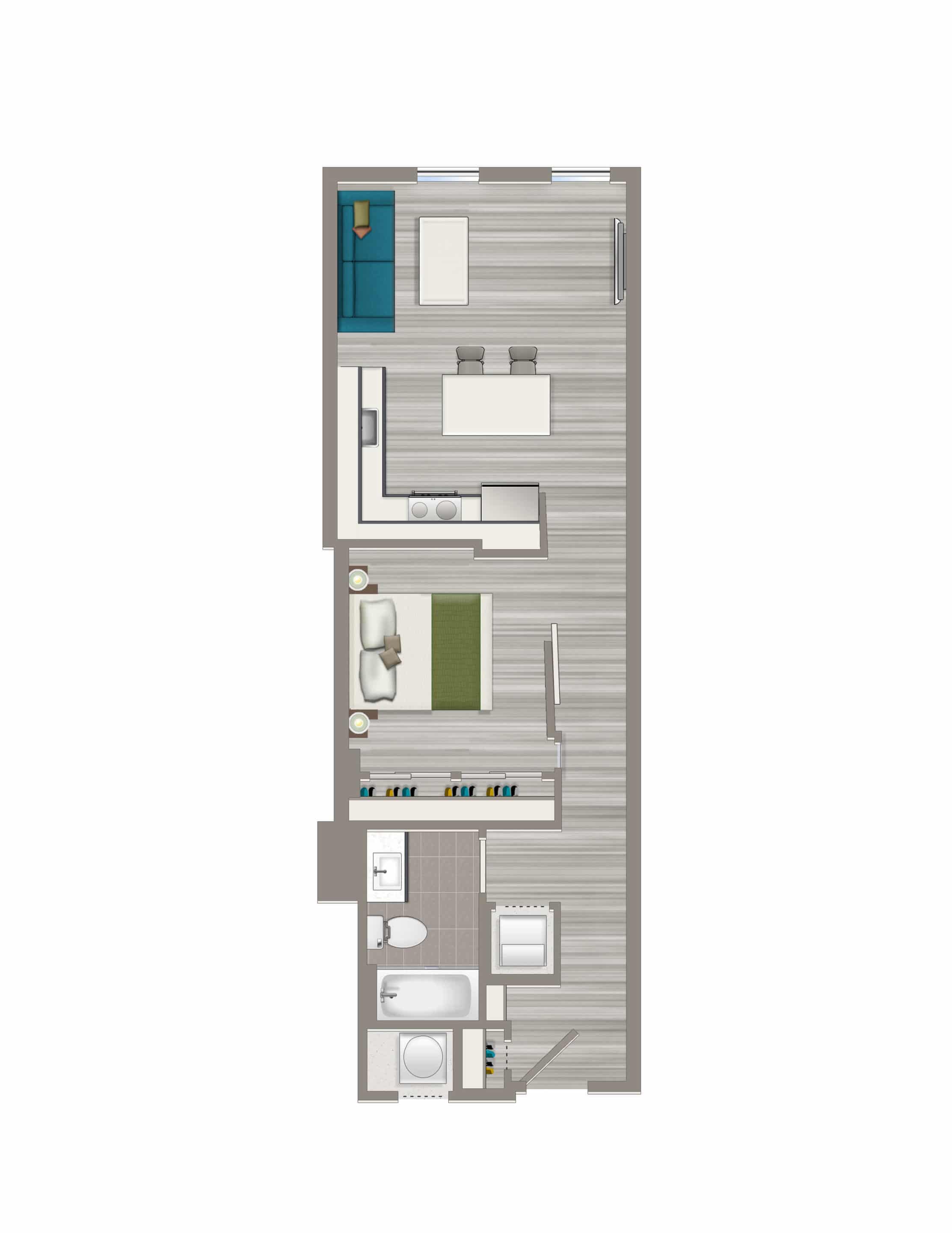 Avec-on-H-Street-One-Bedroom-Flat-A-Floorplan